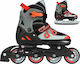 Nijdam Combo "Red Raider" Inline Αυξομειούμενα Rollers Πολύχρωμα Παιδικά