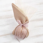 Παρίσης Wedding Favor Pouch with Burlap, Lace and Tulle