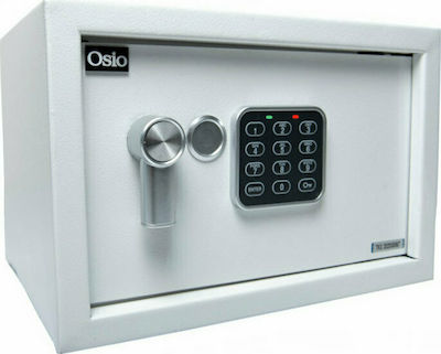 Osio Χρηματοκιβώτιο με Ψηφιακό Κλείδωμα και Κλειδί, Ξενοδοχείου Διαστάσεων Μ31xΠ20xΥ20cm με Βάρος 5kg OSB-2031WH