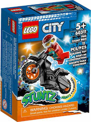 Lego City Fire Stunt Bike for 5+ Years Old