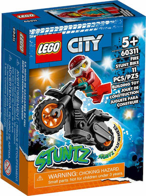 Lego -Stadt: Fire Stunt Bike für 5+ Jahre