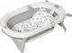 HomCom Folding Baby Bath Gray