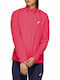 ASICS Women's Running Short Sports Jacket Waterproof and Windproof for Spring or Autumn Fuchsia