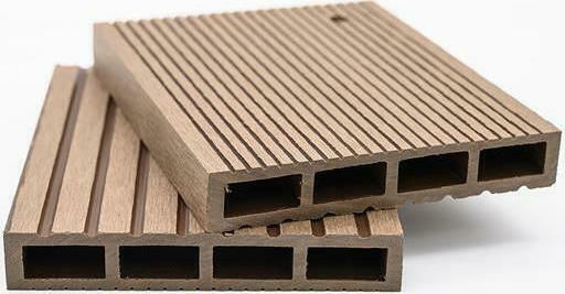 Newplan Deck Περίφραξης Κήπου Teak από WPC 360x12x2εκ.