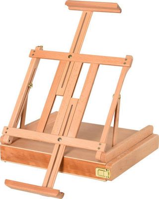 HomCom Wooden Tabletop Easel 42x36x69.5cm Ξύλινο Αναδιπλούμενο Καβαλέτο Ζωγραφικής