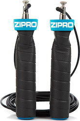 Zipro Σχοινάκι Ταχύτητας 3m Μαύρο με Ρυθμιζόμενο Μήκος Zipro Σχοινάκι Ταχύτητας 3m Μαύρο με Ρυθμιζόμενο Μήκος