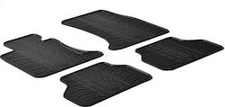 Gledring Set Față și Spate 4 Bucăți Pentru BMW Seria 5 2004-2009 Negru