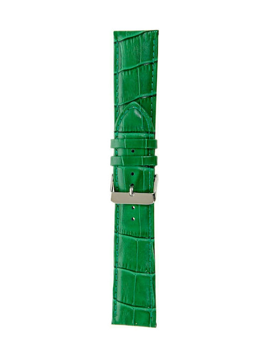Tzevelion ART521 Δερμάτινο Λουράκι Πράσινο 24mm