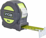 Ryobi Tape Measure with Auto-Rewind 8m