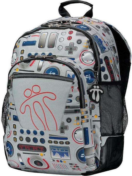 Totto Morral Crayoles 8GM Σχολική Τσάντα Πλάτης Δημοτικού Πολύχρωμη