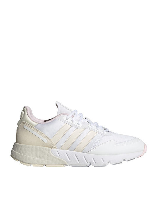 adidas ZX 1K Boost Adidași Pentru Femei Alb Cenușiu Violet Ton