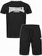 Men's Sports Shorts Set Black