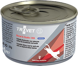 Trovet Renal & Oxalate Wet Food for Adult Cat in Can with Chicken Without Cereals & Gluten 100gr