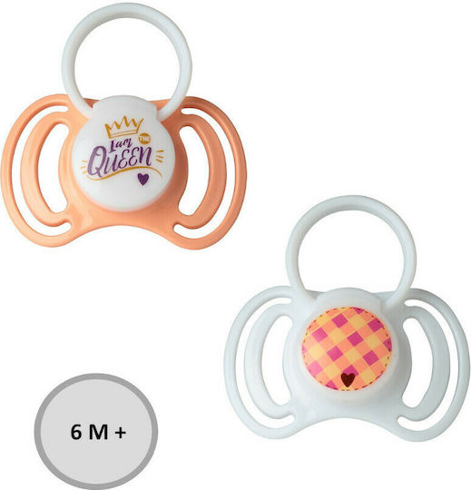 That's Love Queen Schnuller Silikon mit Etui für 6+ Monate 2Stück