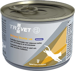 Trovet Urinary Struvite Wet Food for Adult Cats for Urinary Health In Can with Chicken 1pc 200gr