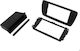 Πρόσοψη 2 Din Πρόσοψη R/CD-Οθόνης Seat 2008-2014 Tuam Grey για Seat Ibiza 2008-2014