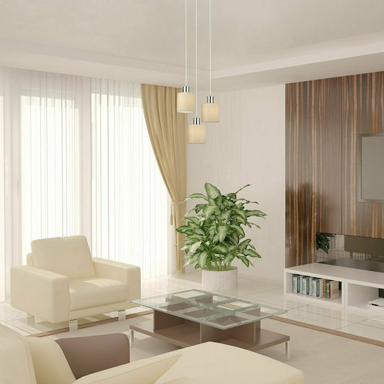 Rabalux Pendant Light Beige with Socket E14, E.14 23.5x15.5cm