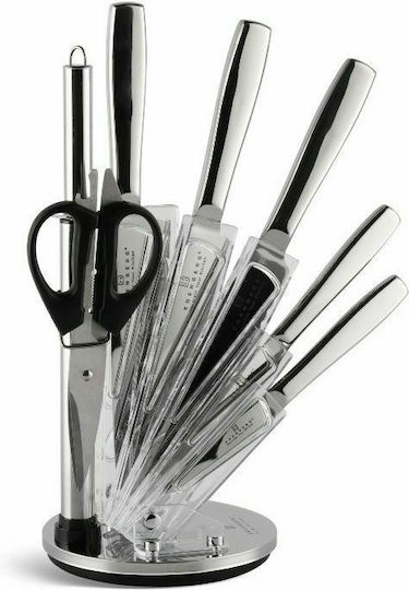 Edenberg Knife Set with Block from Stainless Steel 8pcs