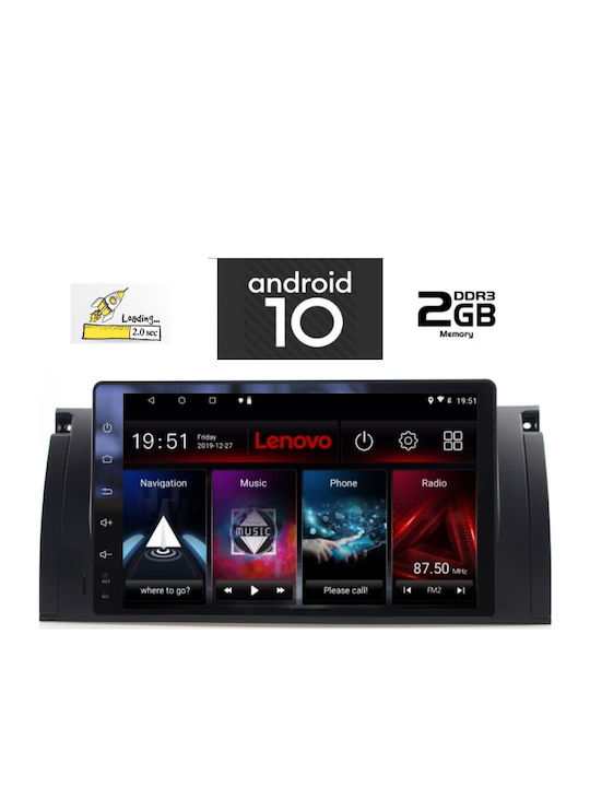 Lenovo Car-Audiosystem für BMW X5 (E53) / X5 / E53 1999-2006 (Bluetooth/USB/AUX/WiFi/GPS) mit Touchscreen 9" LENOVO PX7715_GPS