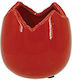 Marhome Easter Egg Porcelain Red 10x10x10cm