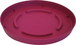 Atmosphera 10.01.00C20RO Round Plate Pot Pink 14.7x14.7cm