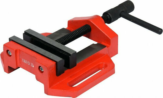 Yato Fixed Drill Press Vise Made of Cast Iron with Maximum Opening 100mm