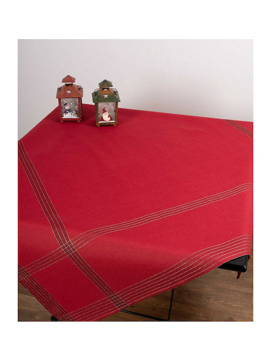 Silk Fashion Wky Plain Christmas Fabric Tablecloth Ornament L160xW130cm