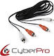CyberPro Cablu RCA De Sex Masculin - RCA De Sex Masculin 5m CP-2R050