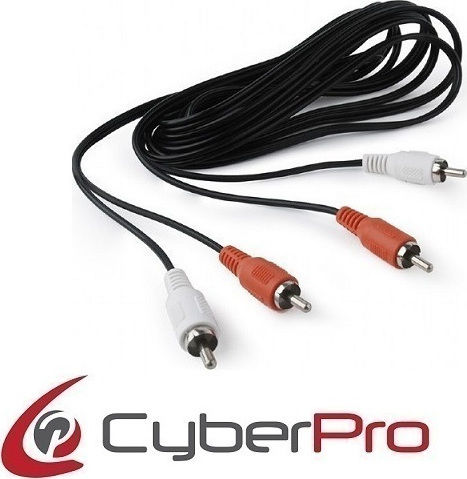 CyberPro Cable RCA male - RCA male 10m CP-2R100