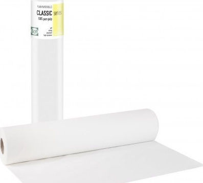 Bournas Medicals Εξεταστικό Ρολό Χάρτινο Regular Standard 50εκ. x 80μ. Λευκό