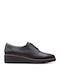 Clarks Leder Damen Oxfords in Schwarz Farbe 26155990