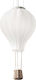 Ideal Lux Kids Metallic Single Ceiling Light E27 Dream Big SP1 D42 White 42W 42cm