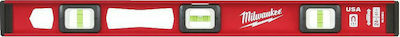 Milwaukee I-Beam Spirit Level Aluminum Magnetic 60cm with 3 Eyes