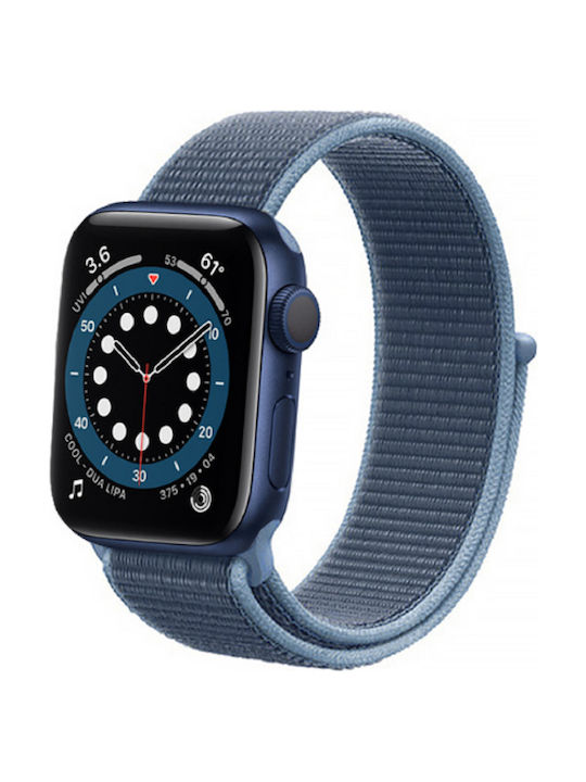 Crong Nylon Λουράκι Υφασμάτινο Ocean Blue (Apple Watch 38/40/41mm)