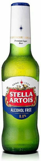 Stella Artois Alcohol Free Lager Beer Bottle 330ml