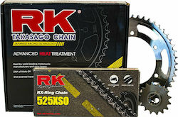 RK Chain & Sprocket Kit (15-47-525XSO) for Honda Transalp 600-700