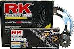 RK Chain & Sprocket Kit (15-48-525KRO) for Honda Transalp 650