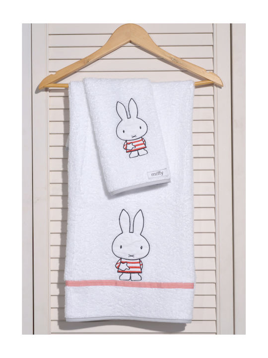 Miffy Set Babyhandtücher 2 Stück Gray Miffy Gewicht 420gr/m² 48-8760/65