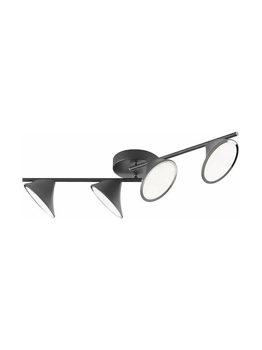 Wofi Chara Deckenleuchte 83cm Schwarz
