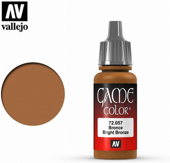Acrylicos Vallejo Game Model Making Paint Bronze 18ml