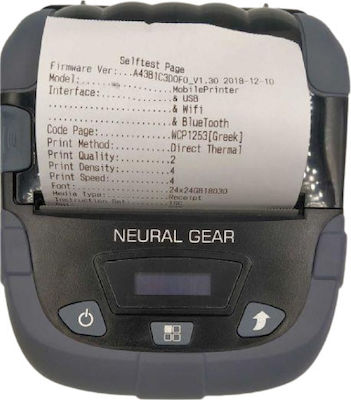 NG 320 Θερμικός Εκτυπωτής Αποδείξεων Φορητός Bluetooth / USB / Wi-Fi