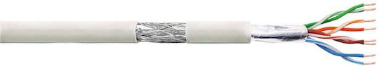 LogiLink SF/UTP Cat.5e (Gigabit) Καλώδιο Δικτύου Ethernet χωρίς ακροδέκτες 100m Γκρι