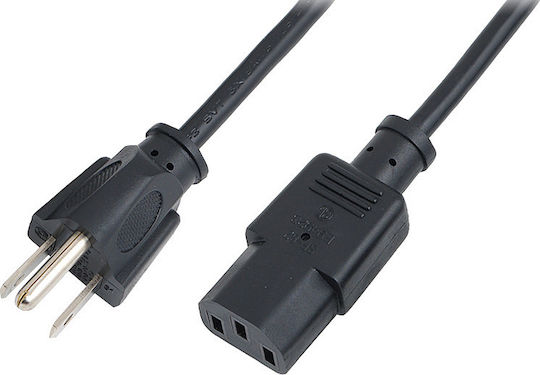 LogiLink IEC C13 - Schuko Cable 1.8m Μαύρο CP099