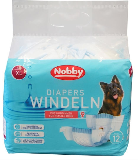 Nobby Diapers Windeln Female Dog Diaper Pants Period XLarge 12pcs