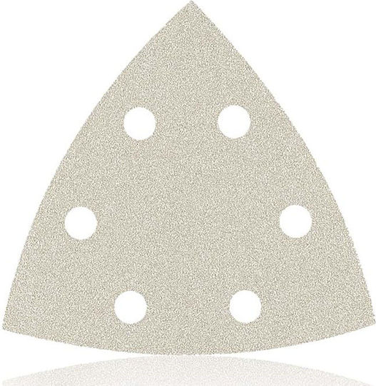 Smirdex Velcro Velour 510 Delta Sanding Sheet K120 with 6 Holes 95x95mm