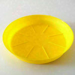 Micplast Νο70 Round Plate Pot Yellow 15x15cm