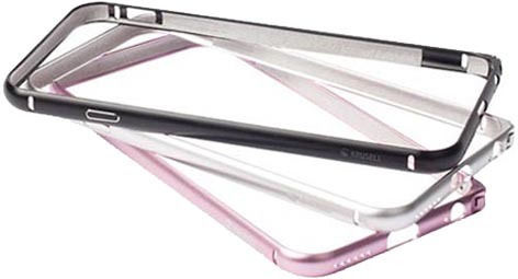 Krusell Aluminium Bumper Metallic Black (Galaxy S6)