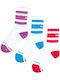 GSA Kids' Sock Knee-High White 3 Pair