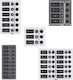 Lalizas Sp6 Ultra Boat Switch (Диоден превключвател) с панели Πίνακας ελέγχου με 6 Στεγανούς Διακόπτες 12/24V Ανθρακί