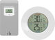 Orno Digital Innenraumthermometer & Hygrometer für Innenbereich Weiß-Grau